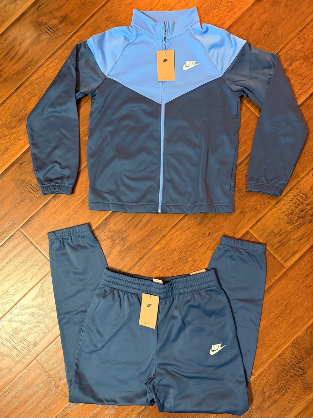 Nike Kids Two-Tone Blue Jogger Track Set